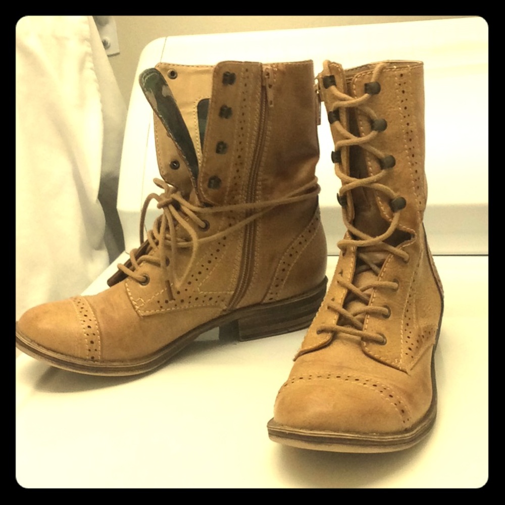 Tan boots